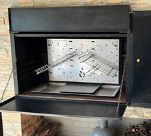 Load image into Gallery viewer, Roosterbraai KS54 Braai Plate 54 hole Kit with 2 x 430SS grids (855mmx550mm)