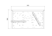 Load image into Gallery viewer, Wall Mount KS68 Braai Plate 68 hole Kit with 2 x 430SS grids (975mmx550mm)
