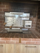 Load image into Gallery viewer, Roosterbraai KS54 Braai Plate 54 hole Kit with 2 x 430SS grids (855mmx550mm)