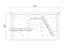 Load image into Gallery viewer, Roosterbraai KS68 Braai Plate 68 hole Kit with 2 x 430SS grids (975mmx550mm)