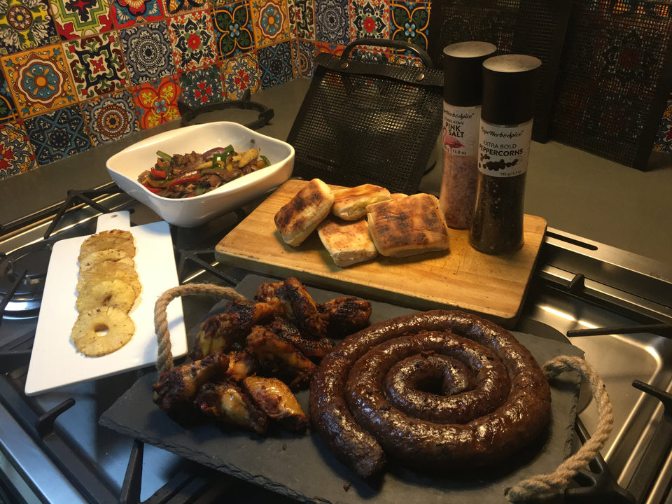 pineapple rings braai in the craft braai bag