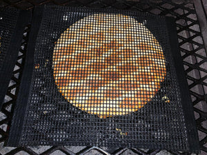 wood fired pizza on the braai in the craft braai bag