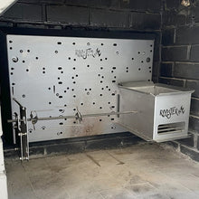Load image into Gallery viewer, Wall Mount Braai: Fire Box ROTISSERIE MOUNT
