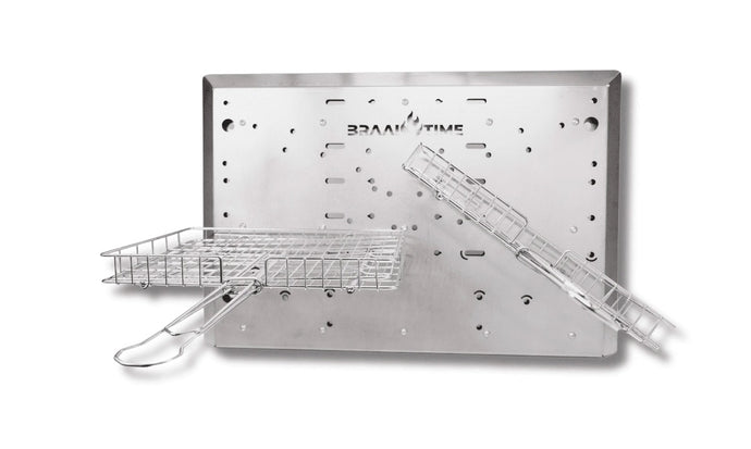 Wall Mount Braai 64 hole Kit with 2 grids (975mmx550mm)